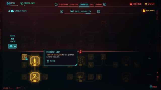 How to reset Perk Points in Cyberpunk 2077