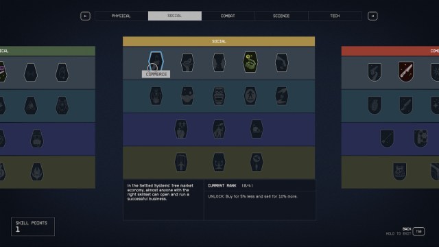 Skill tree in Starfield, Max level in Starfield image