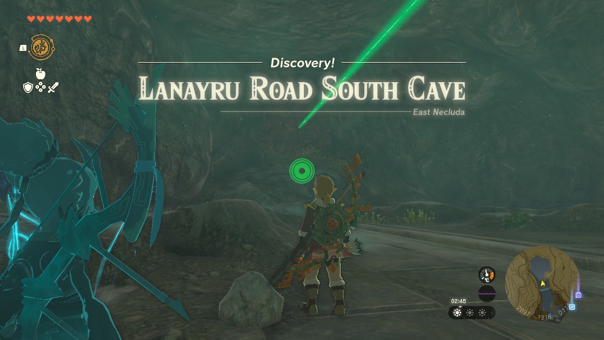 lanayru road south cave entrance