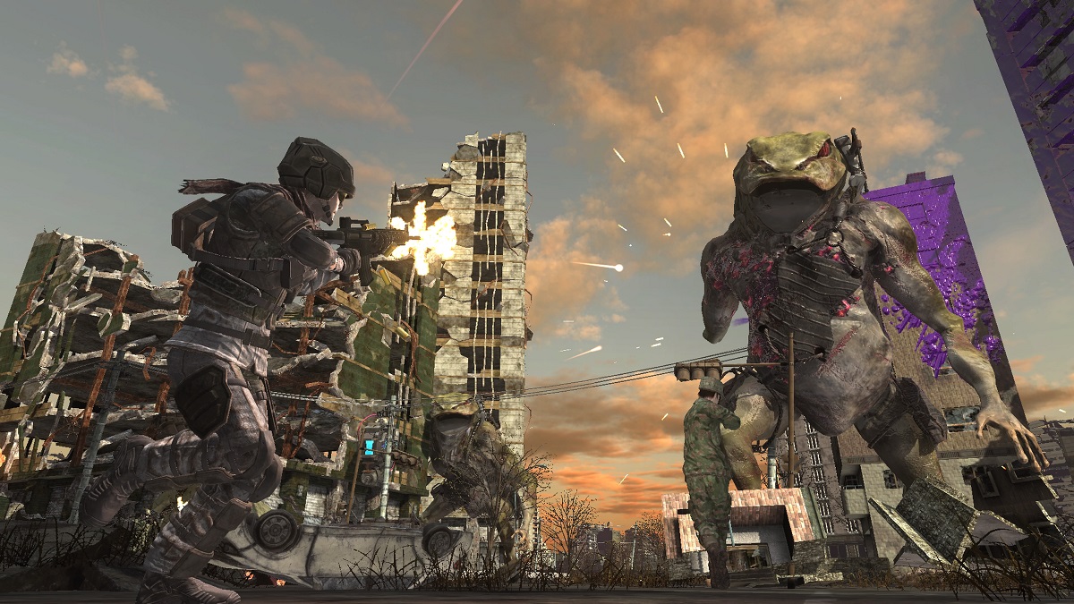 Earth Defense Force 6 battle