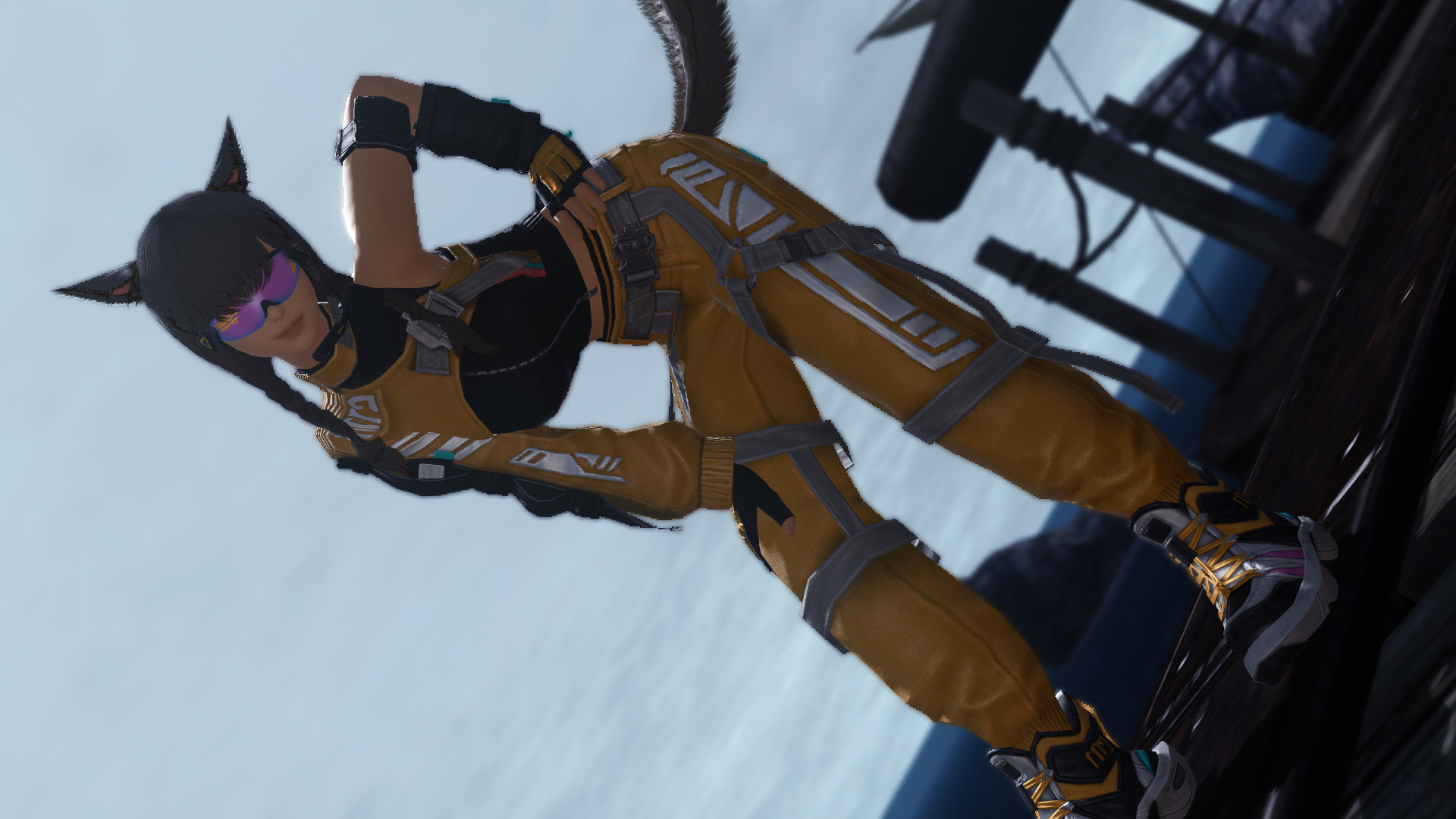 FFXIV PVP Gear Patch 6.5 - A Miqote wearing the A2 Tactical Gear Set 