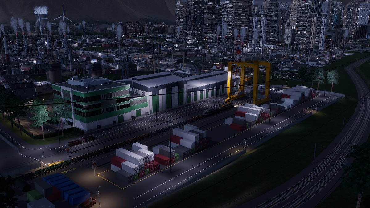 Cities Skylines 2 rail cargo depot