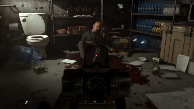 Dead target in Call of Duty Modern Warfare 3 remastered.