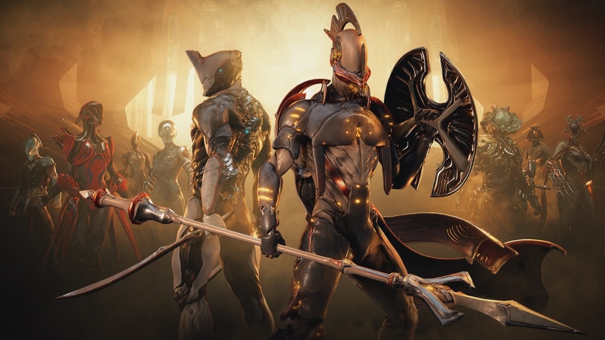 Excalibur and Stynax from Warframe