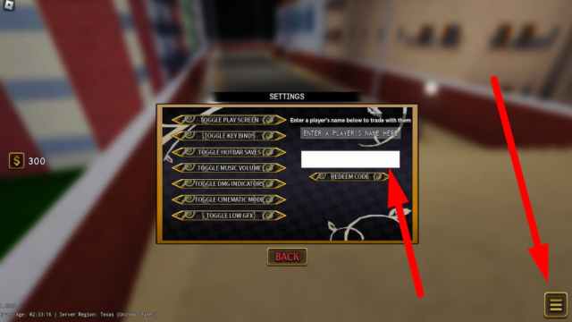 How to redeem codes in Your Bizarre Adventure