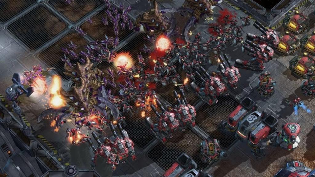 Starcraft 2 gameplay. 