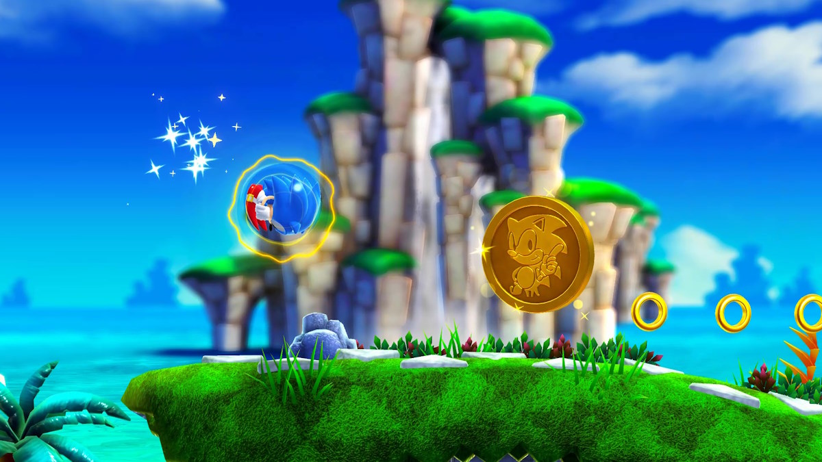 earn gold Medals fast in Sonic Superstars close up on medal