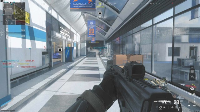 The Modern Warfare 3 Terminal hallway should be a no-go