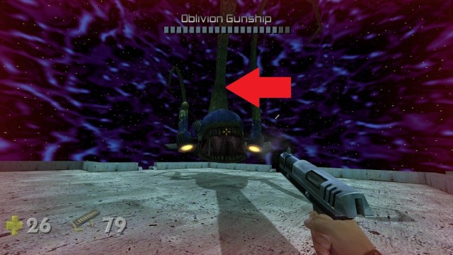 Turok 3 Oblivion Gunship weak spot