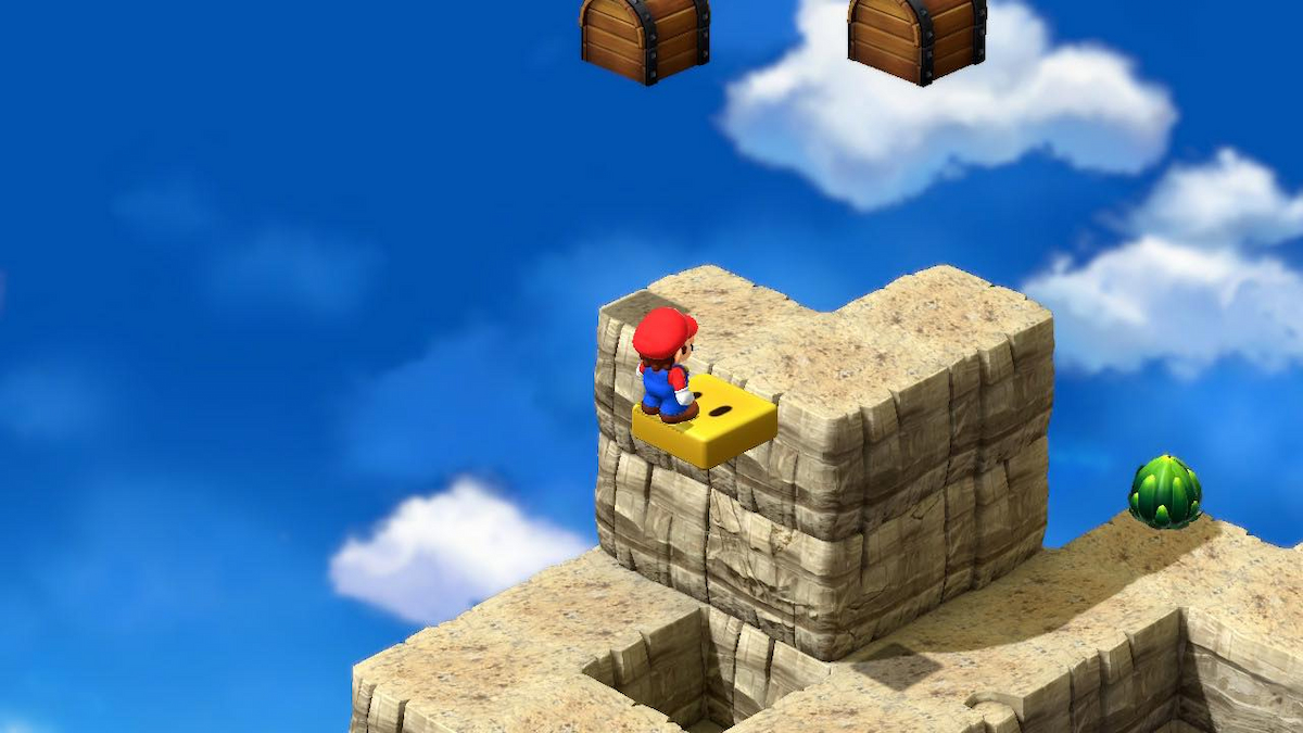 Lands End hidden treasure chest in Super Mario RPG