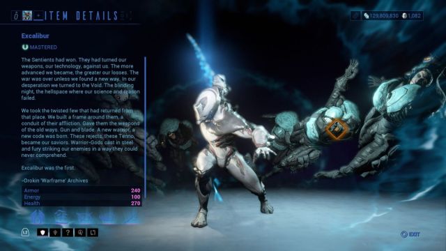 Warframe Top Beginner Frames - Excalibur