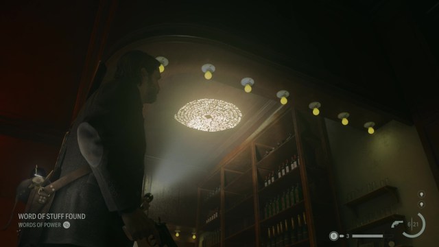 All Words of Power locations in Alan Wake 2 inside bar