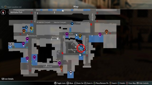 How to complete the Hidden One's Challenge in Like a Dragon Gaiden laundromat location on map