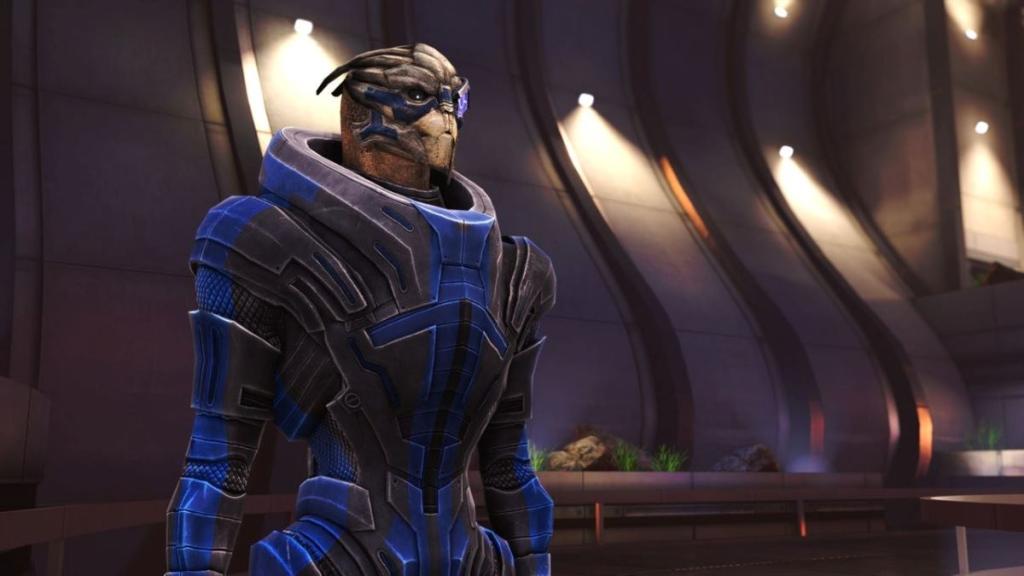 A turian in Mass Effect. 