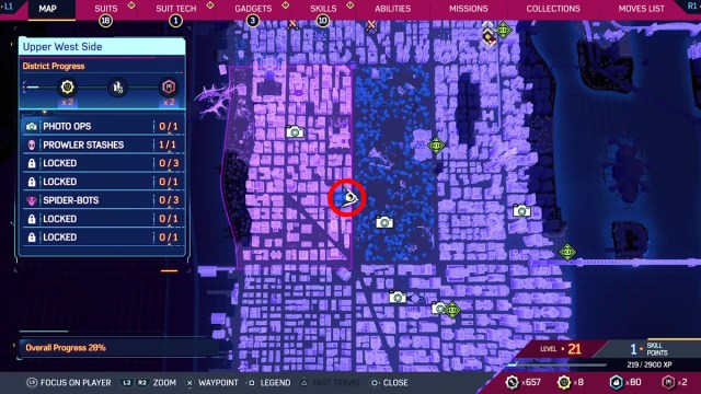 All EMF experiment locations in Spider-Man 2 central park experiment 2 bee drones
