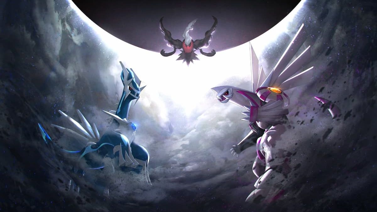 Dialga Palkia and Darkrai custom art for Pokemon Scarlet & Violet