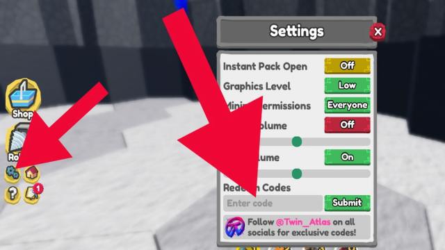 How to redeem codes in Mining Factory Tycoon