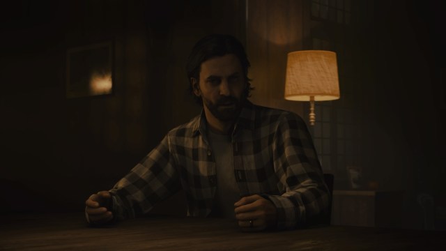 Alan Wake in Alan Wake 2. 