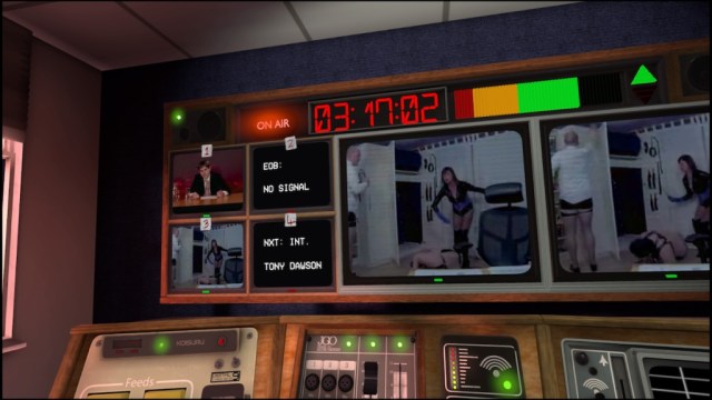 Pantsless politician in Not for Broadcast VR