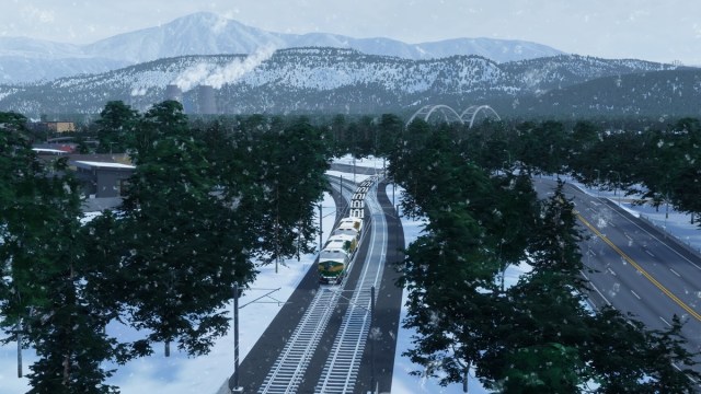 Cities Skylines 2 snowy landscape