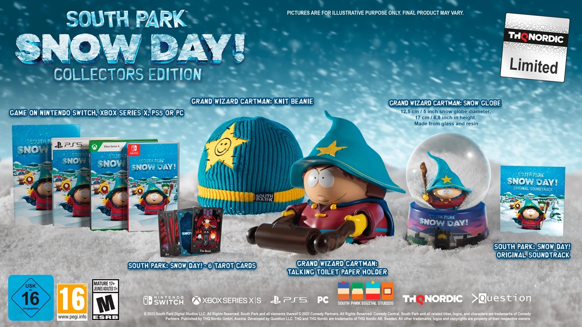 South Park: Snow Day Collector's Edition contents