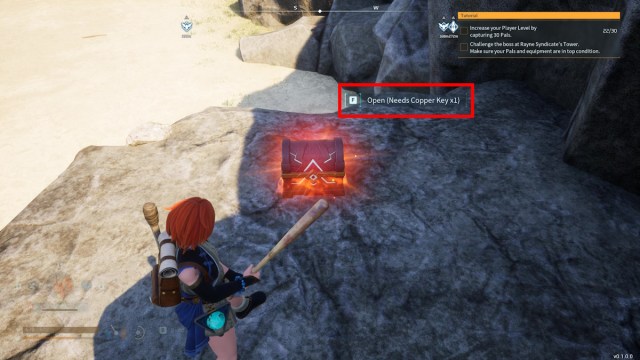 Where to use a Copper Key in Palworld chest needs 1 key