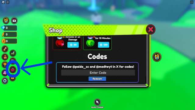 How to redeem codes in Anime Fantasy Simulator