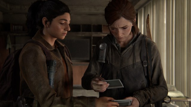 Ellie and Dina in The Last of Us 2.