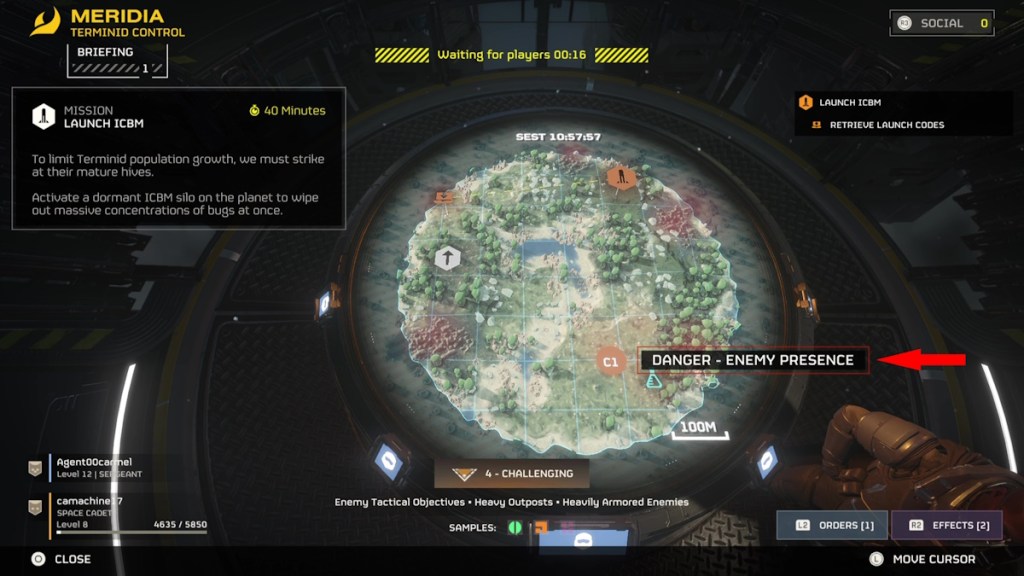 How to pick the best places to drop in Helldivers 2 enemy presence