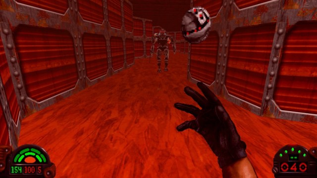 Star Wars Dark Forces Remaster throwing a thermal detonator