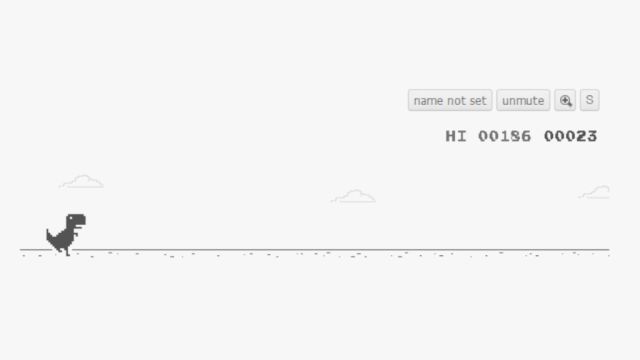 Google Chrome T Rex Game