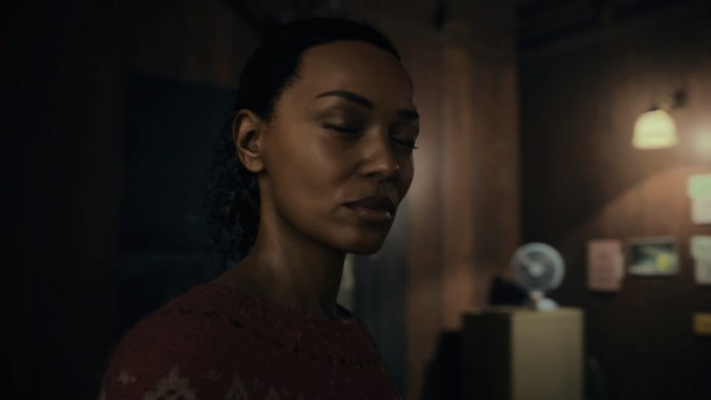 Alan Wake 2 saga eyes closed.