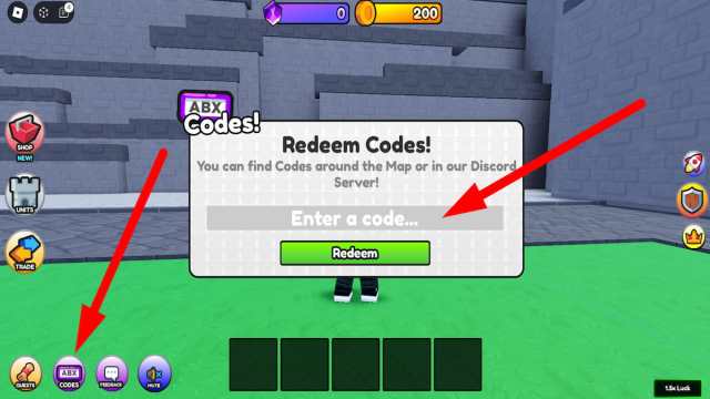 How to redeem codes in Bathroom Defense