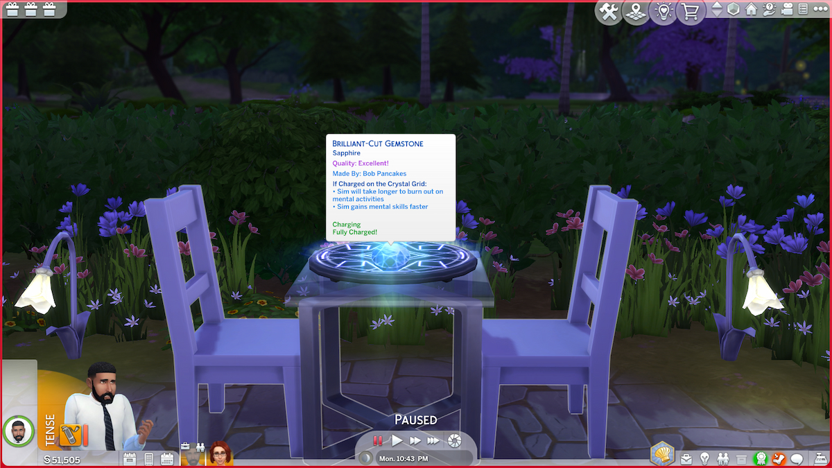 Fully Charged Crystal in Sims 4