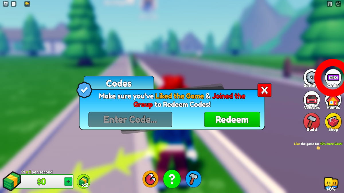 How to redeem codes in Ultimate Home Tycoon.