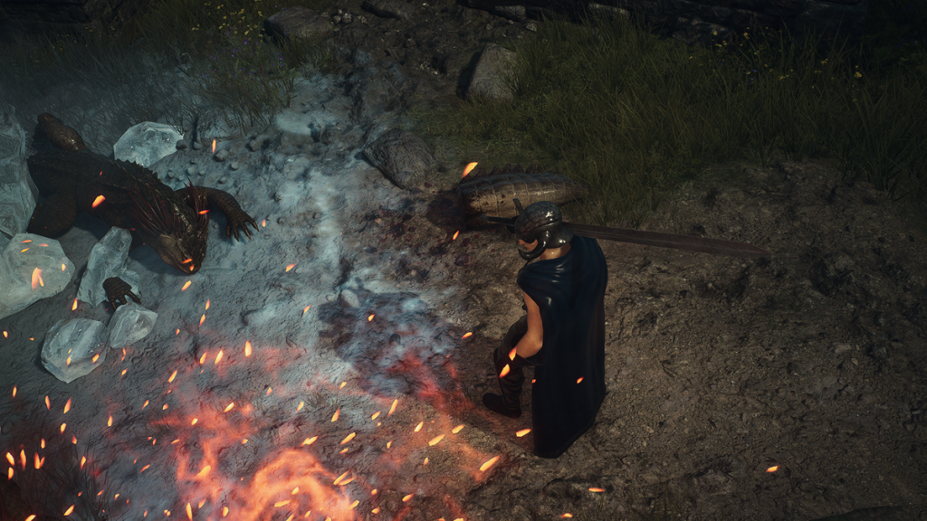 Dragons Dogma 2 Saurian weakspot tail