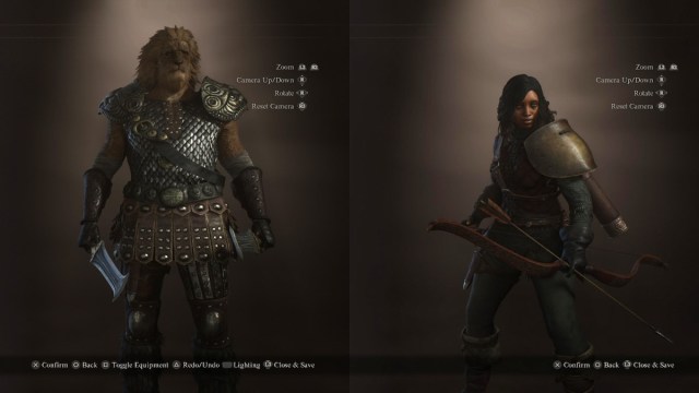 Beastran and Human in Dragon's Dogma 2