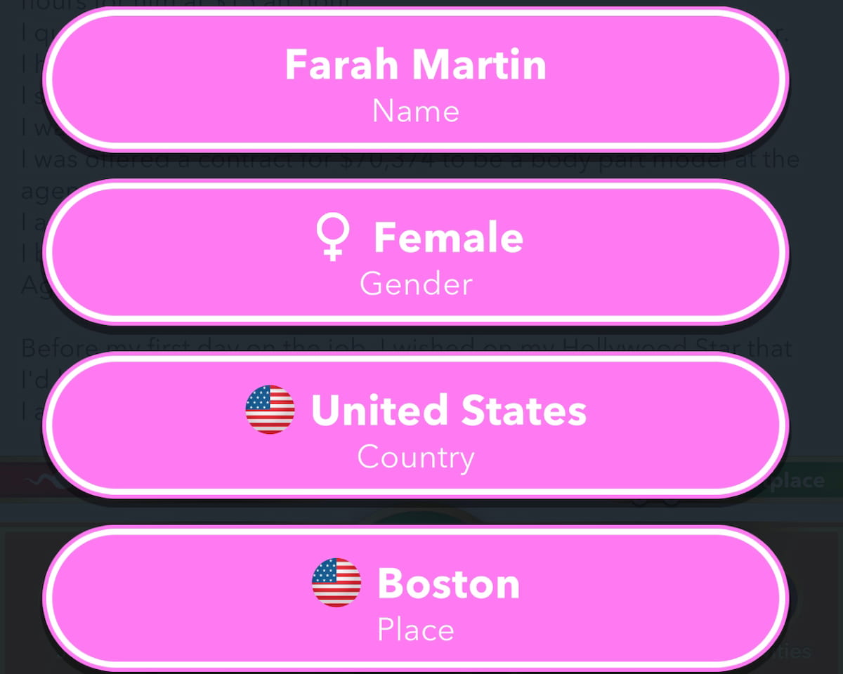 BitLife Massachusetts for Model Mischief challenge