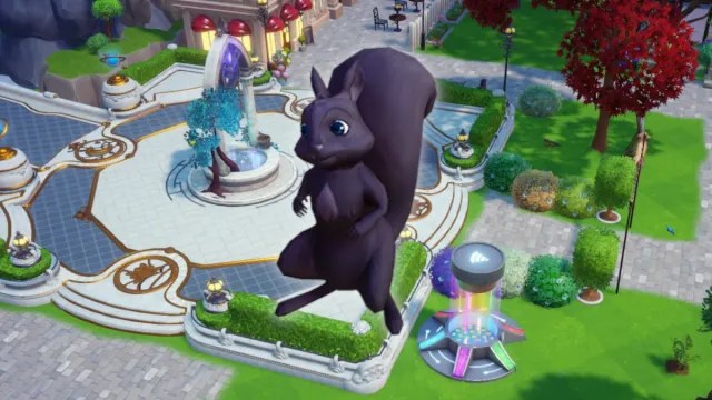 Disney Dreamlight Valley Black Squirrel