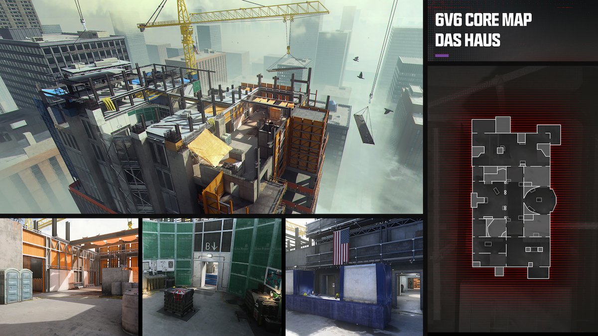 Daus Haus 6v6 map in Modern Warfare 3