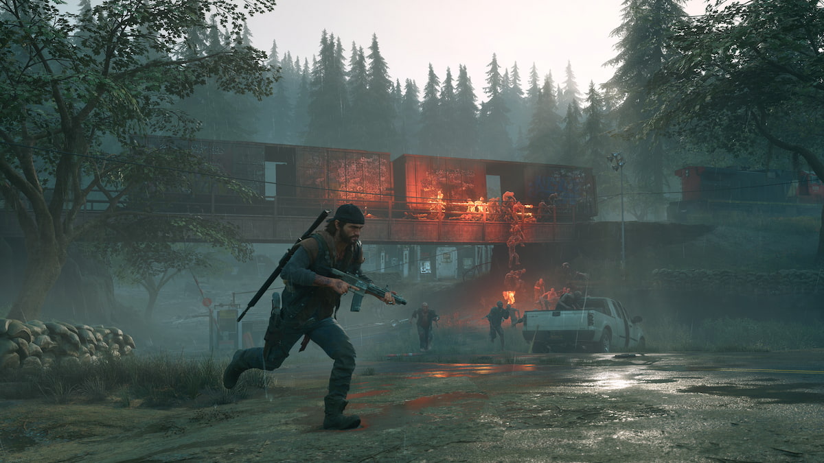Deacon running in Days Gone