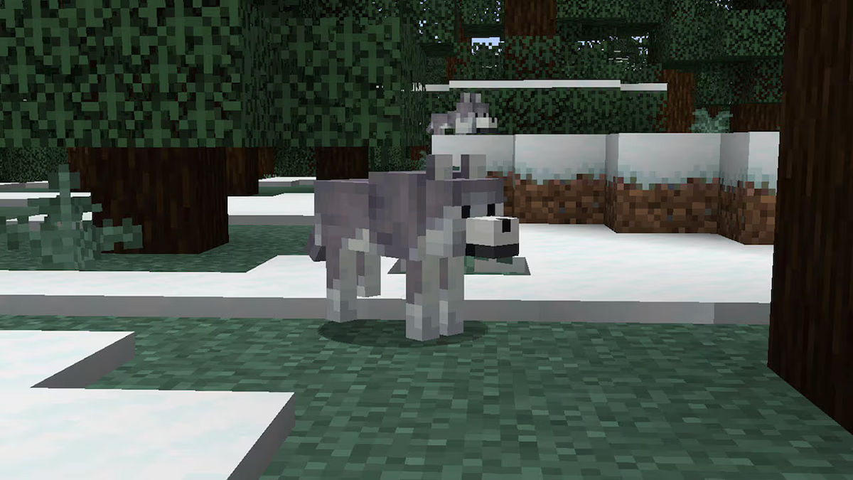 Ashen Wolf in Minecraft