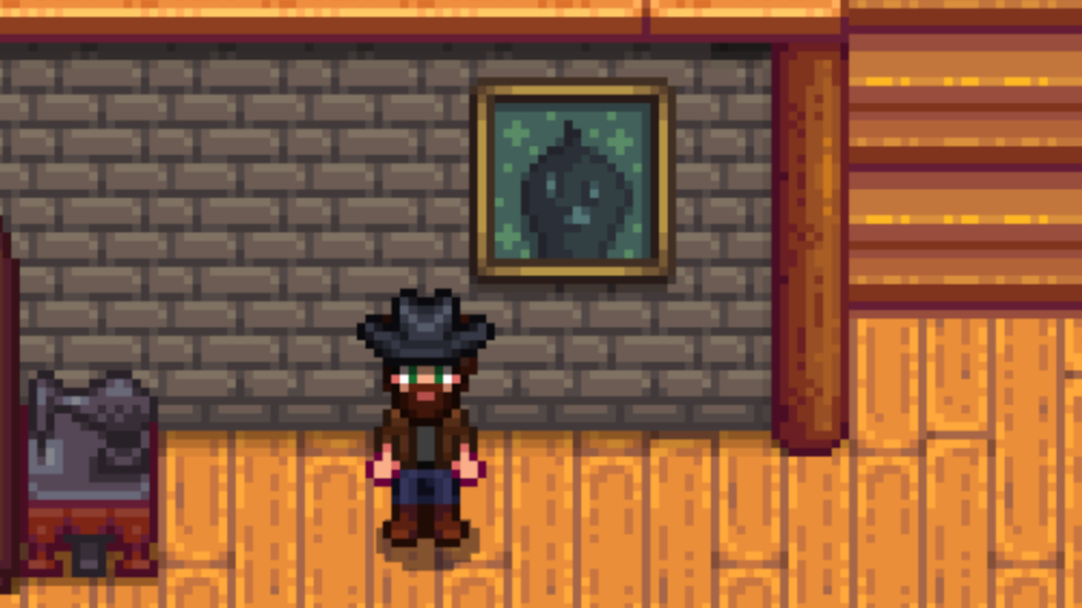 Portrait of Krobus in Stardew Valley