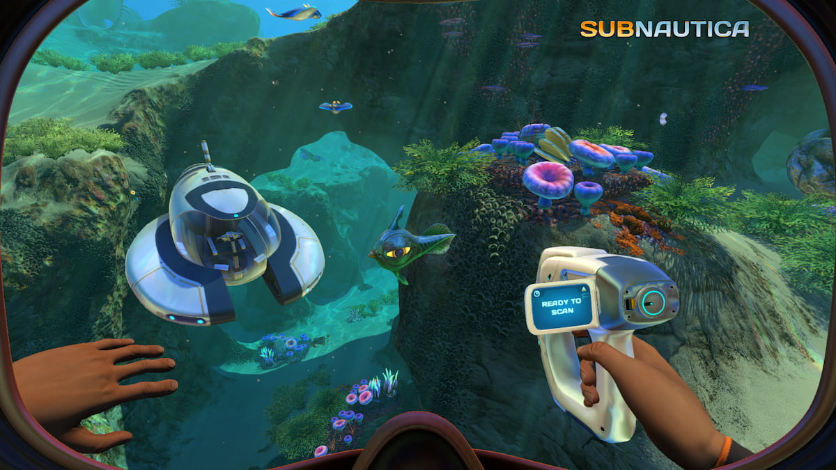 Exploring the ocean in Subnautica