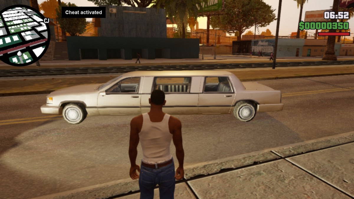 Limo cheat in GTA San Andreas