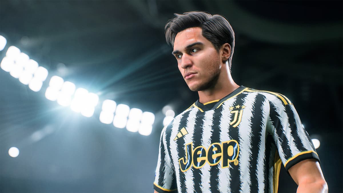 An in-game image of Federico Chiesa