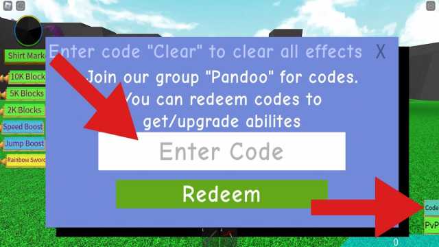 How to redeem codes in First 3 Player Tycoon in Roblox