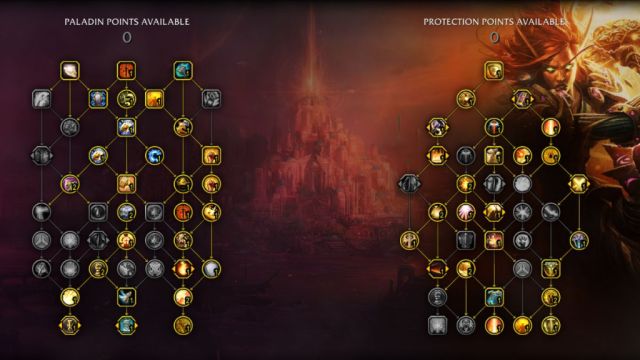 Protection Paladin Talent Tree