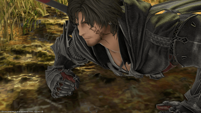 Clive Rosfield waking up in Eorzea during A Path Infernal, the FFXIV x FFXVI crossover event