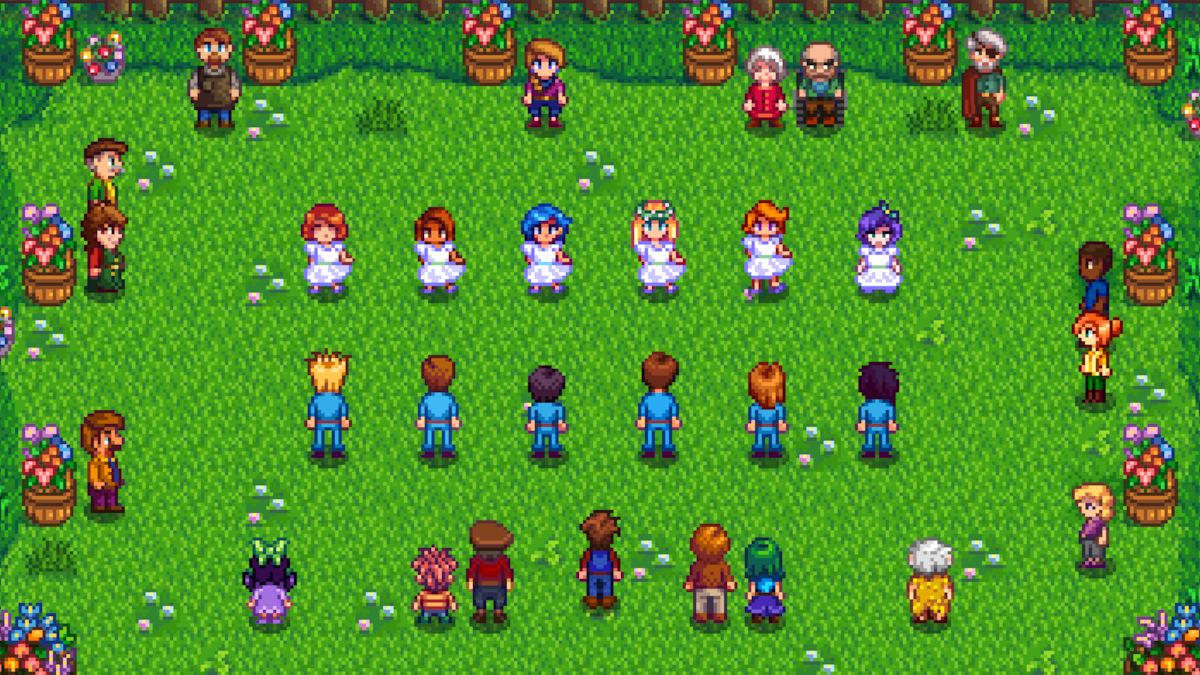 The Flower Dance in Stardew Valley